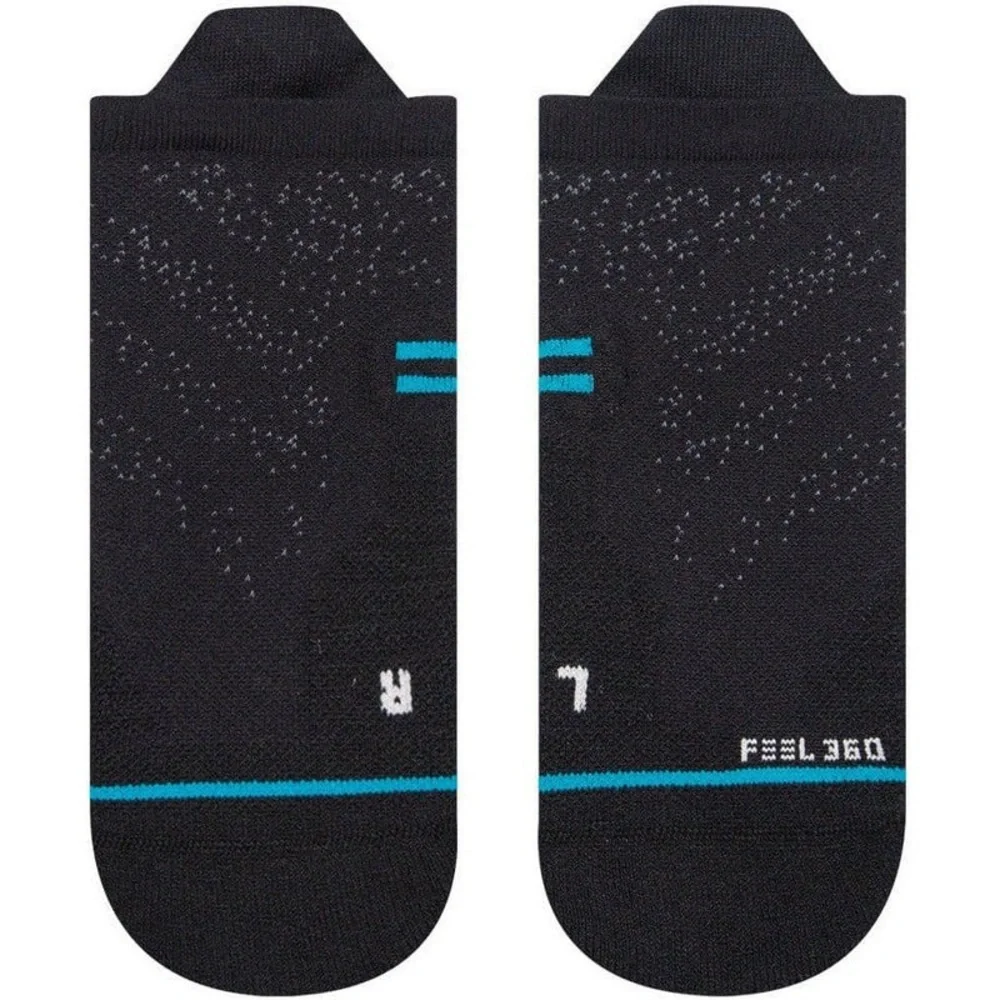 STANCE PERFORMANCE MID CUSHION FRESHTEK ATHLETIC SOCKS BLACK UNISEX MEDIUM NWT